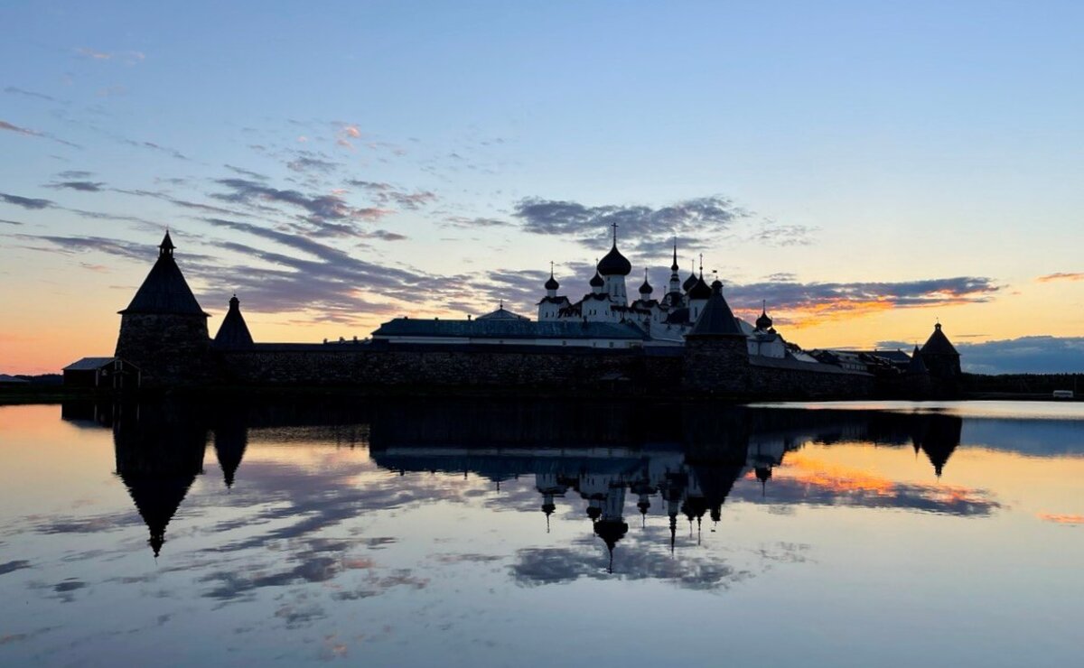 Белое море,Соловецкий монастырь,Архангельск